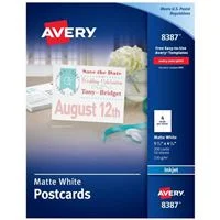 Avery 8387 Postcards