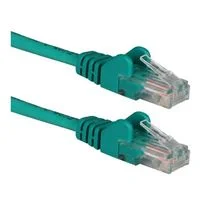 QVS 100 Ft. CAT 6 Stranded Snagless Molded Boots Ethernet Cable - Green