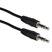 QVS 3.5mm Male to 3.5mm Male Mini-Stereo Speaker Cable 50 ft. - Black