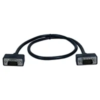 QVS VGA Male to VGA Male Cable 2 ft. - Black