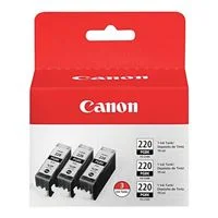 Canon PGI-220BK Black Ink Cartridge 3-Pack