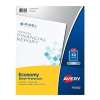 Avery 74082 Clear Economy Sheet Protectors