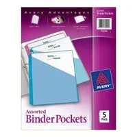 Avery 75254 Binder Pockets