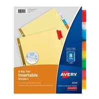 Avery 11111 Big Tab Insertable Dividers