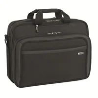 SOLO CheckFast Portfolio Laptop Briefcase Fits Screens up to 17&quot; - Black