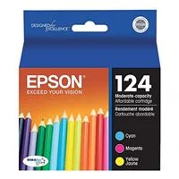 Epson 124 Color Ink Cartridge 3-Pack