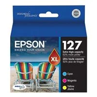 Epson 127 Extra High Capacity Color Inkjet Cartridge Multi-Pack