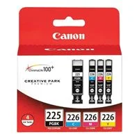 Canon PGI-225 BK, CLI-226 C/M/Y Value Pack