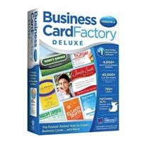 Nova Development Business Card Factory Deluxe 4.0 (PC)