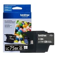 Brother LC75 High Yield Black Ink Cartridge 2-Pack