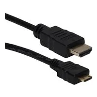 QVS 3.3 ft. High Speed HDMI Male to Mini-HDMI Male w/ Ethernet 1080p HD Camera Cable