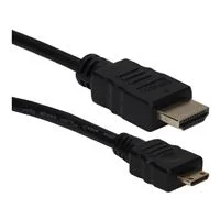 QVS 6.5 ft. High Speed HDMI Male to Mini-HDMI Male w/ Ethernet 1080p HD Camera Cable