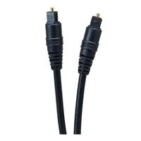 Micro Connectors 3 ft. Toslink Digital Optical Cable - Black