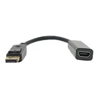 Micro Connectors DisplayPort Male to HDMI Female Adapter 9 in. - Gray
