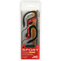 JVC Sports Clip Wired Earbuds - Red