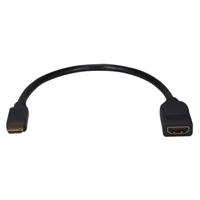 QVS HDMI Female to Mini-HDMI Male HD Camcorder Conversion Cable