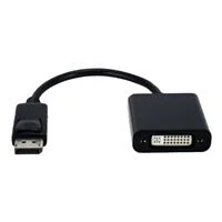 QVS DisplayPort Male to DVI-D Female Digital Video Adapter - Black