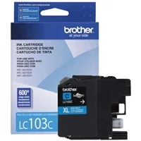 Brother LC103C High Yield Cyan Inkjet Cartridge
