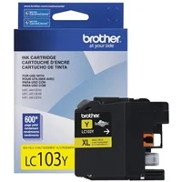 Brother LC103Y High Yield Yellow Inkjet Cartridge