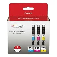 Canon CLI-251 Color Ink Cartridge 3-Pack