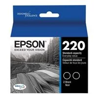 Epson 220 Black Ink Cartridge 2-Pack