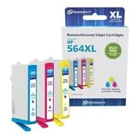 Dataproducts Remanufactured HP 564XL Tri-color Ink Cartridge 3-Pack