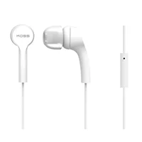 Koss KEB9iW Noise Isolating Wired Earbuds - White