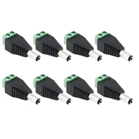 Avue DC Male 2.1 x 5.5mm Power Connector (8 Pack)