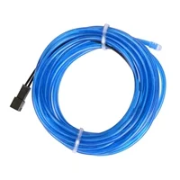 NTE Electronics 9.84 ft. Flexible Neon EL Wire (3.2mm Diameter) - Blue