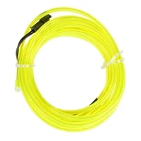 NTE Electronics 9.84 ft. EL Wire Pre-Wired Connector (3.2mm Diameter) - Yellow
