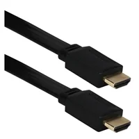 QVS HDMI Male to HDMI Male In-Wall High Speed UltraHD Cable w/ Ethernet 49 ft. - Black