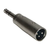 QVS XLR Male to 1/4&quot; Male Audio Adapter