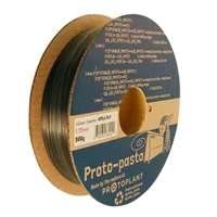 ProtoPlant Protopasta 1.75mm Silver Smoke PLA 3D Printer Filament - 0.5kg Spool (1.1 lbs)