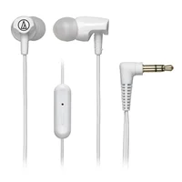 Audio-Technica SonicFuel Wired Earbuds w/ Mic - White