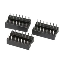 NTE Electronics Socket for 14 Lead DIP Type - 3 Pack