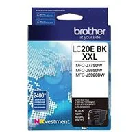 Brother LC20EBK XXL Super High Yield Black Ink Cartridge