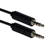 QVS 12 ft. 3-Ring 3.5mm Audio Cable