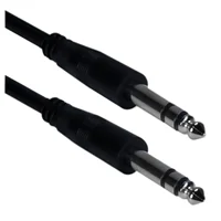 QVS 6ft 1/4 Balance Male to Male Audio Cable