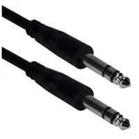 QVS 10ft 1/4 Balance Male to Male Audio Cable