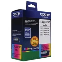 Brother LC30293PKS XXL Color Ink Cartridge 3-Pack
