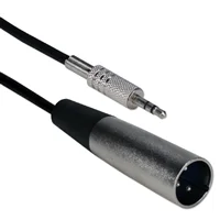 QVS 6 ft. XLR to 3.5mm Balanced Audio Cable