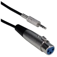 QVS 6 ft. XLR Female to 3.5mm Male Balanced Audio Cable