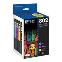 Epson 802 Black and Color Ink Cartridge 4-Pack