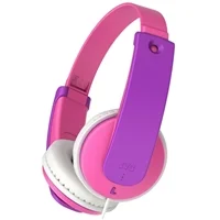 JVC Tinyphones Volume-Limiting Wired Headphones for Kids - Pink/Purple