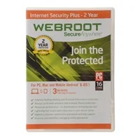Webroot Software Internet Security Plus - 3 User/ 1 Year