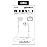 Sentry Industries Wireless Bluetooth Earbuds - White/Silver