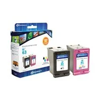 Dataproducts Remanufactured HP 63 Black / Tri-color Combo Pack