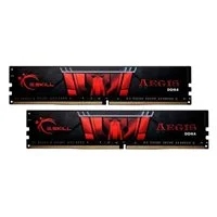 G.Skill Aegis 16GB (2 x 8GB) DDR4-2400 PC4-19200 CL17 Dual Channel Desktop Memory Kit F4-2400C17D-16G - Black/Red