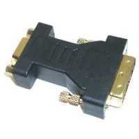 Inland VGA Female to DVI-I Male Adapter - Black