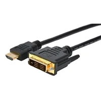 Inland HDMI Male to DVI-D Male Cable 3.3 ft. - Black